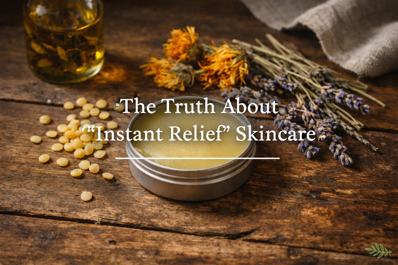 The Truth About “Instant Relief” Marketing in Skincare