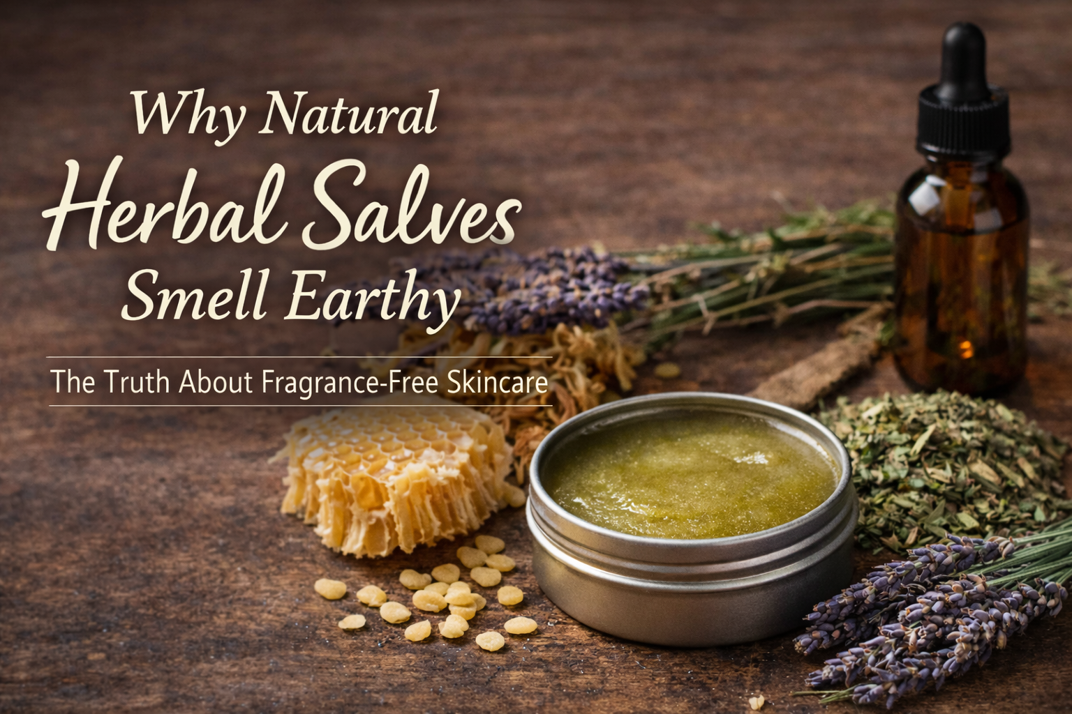 Why Natural Herbal Salves Smell Earthy