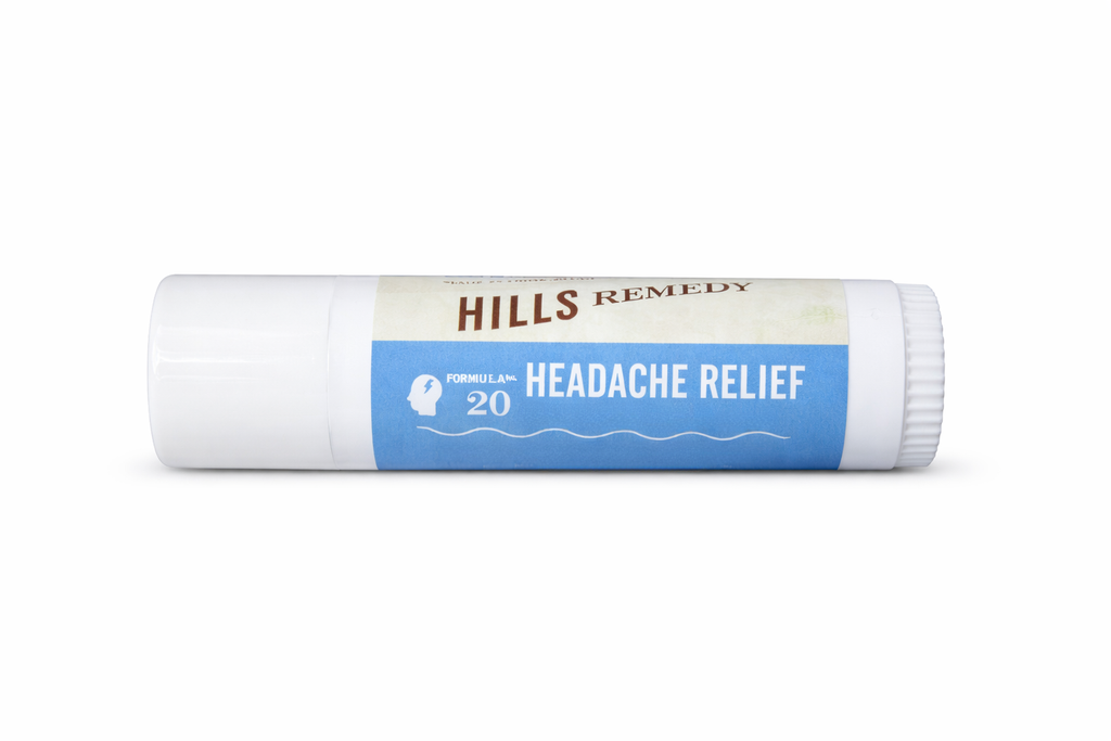 Hills Remedy headache relief stick on a white background